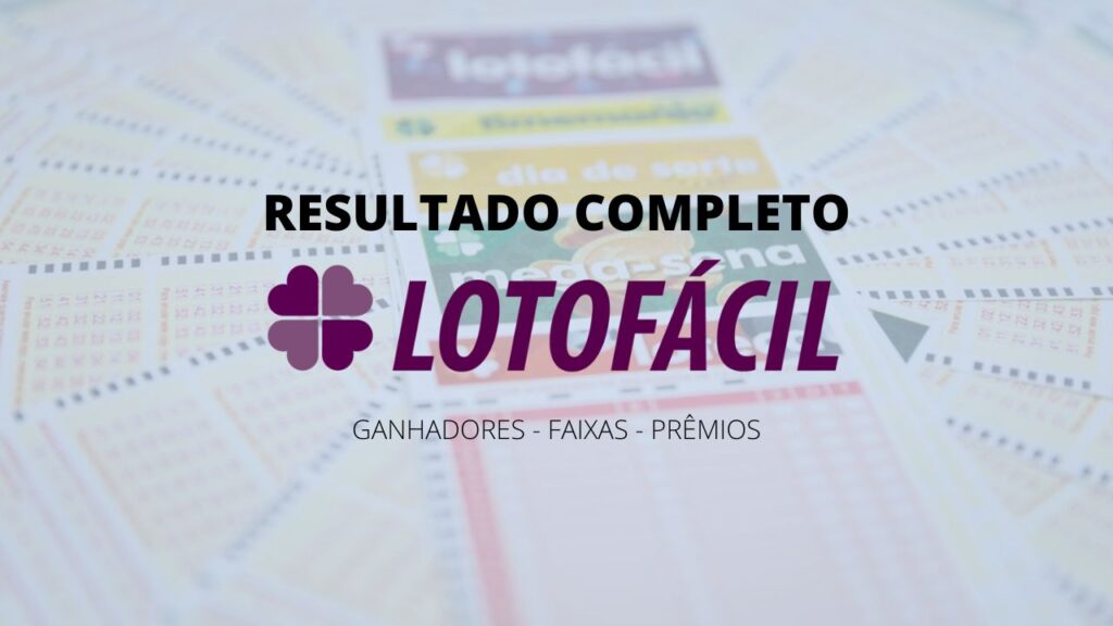 resultado lotofácil