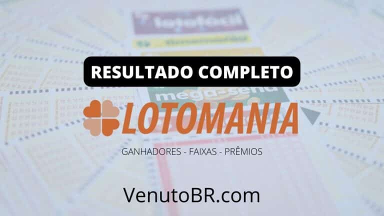 resultado da lotomania loterias caixa