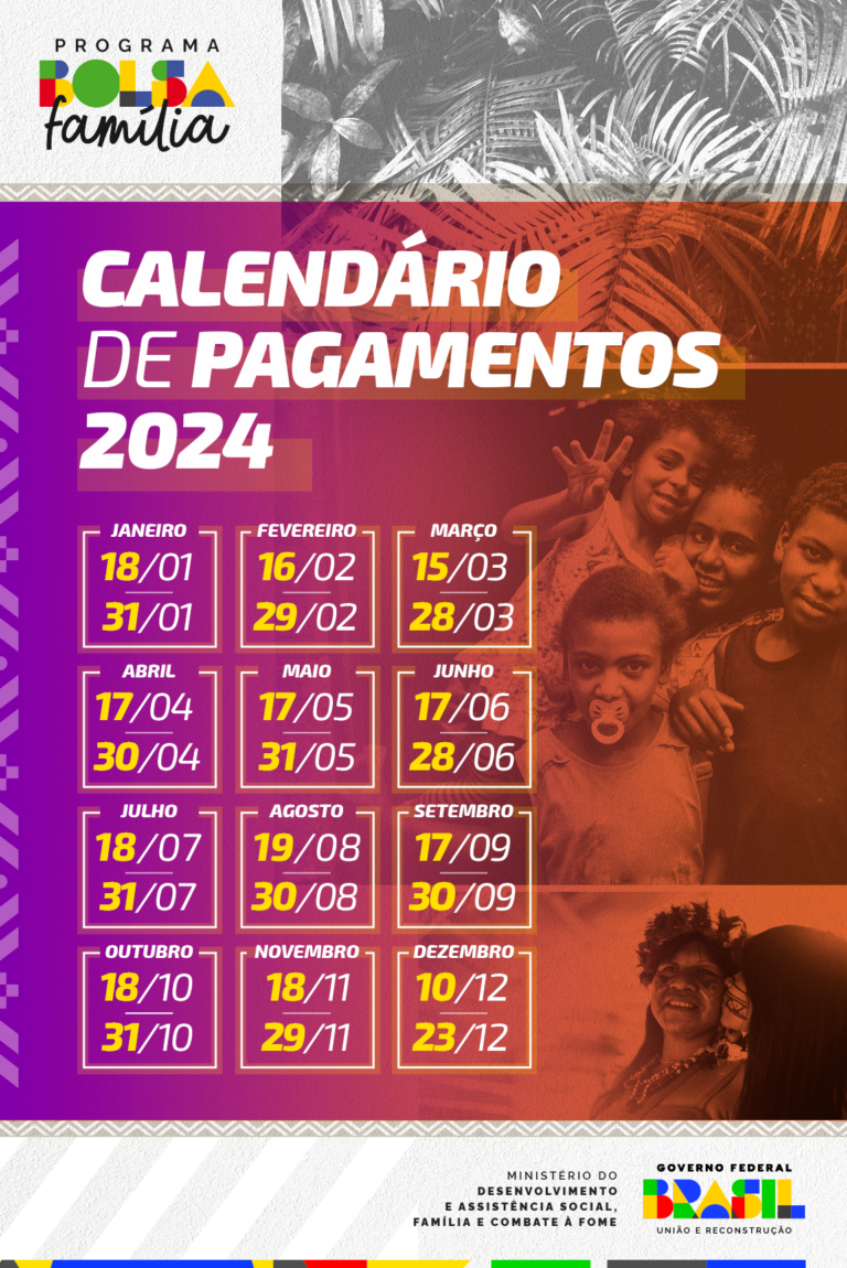 calendário bolsa família 2024