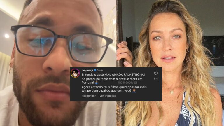 Neymar e Luana Piovani trocam farpas na internet