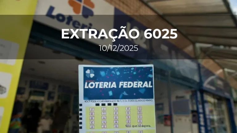 Resultado da Loteria Federal 6025