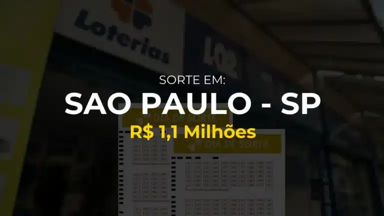 Resultado diadesorte: Ganhador de Sao Paulo - SP