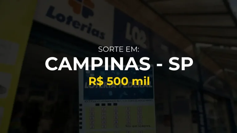 Resultado federal: Ganhador de Campinas - SP