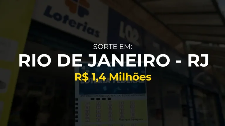 Resultado federal: Ganhador de Rio De Janeiro - RJ