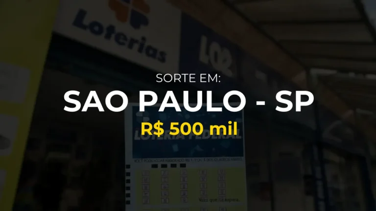Resultado federal: Ganhador de Sao Paulo - SP