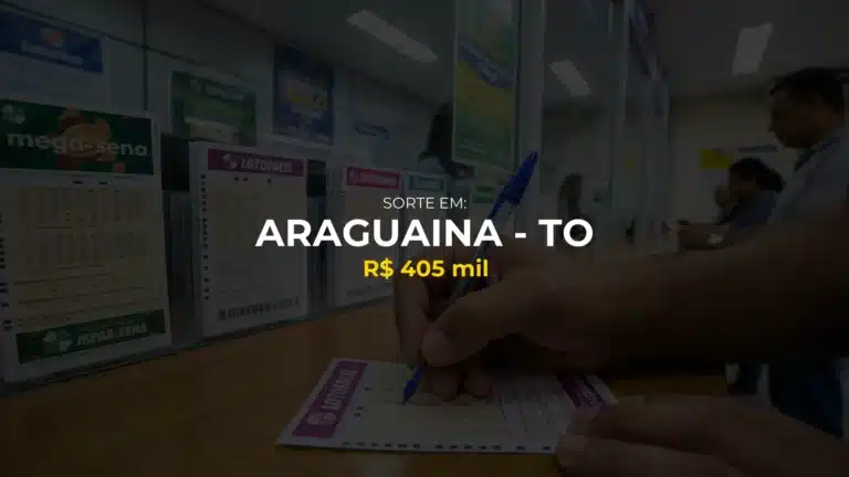 Resultado lotofacil: Ganhador de Araguaina - TO