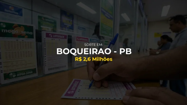 Resultado lotofacil: Ganhador de Boqueirao - PB