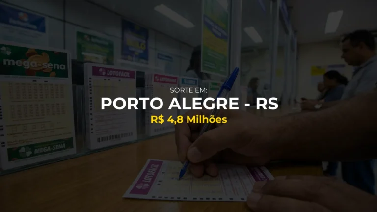 Resultado lotofacil: Ganhador de Porto Alegre - RS