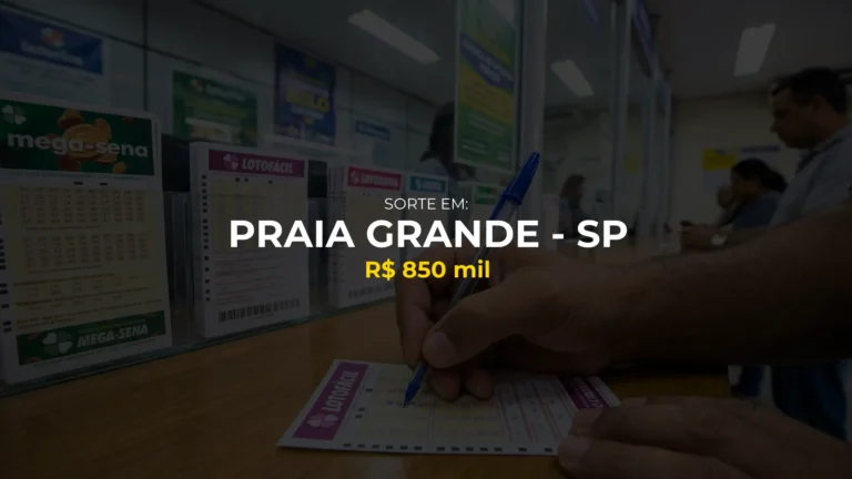 Resultado lotofacil: Ganhador de Praia Grande - SP