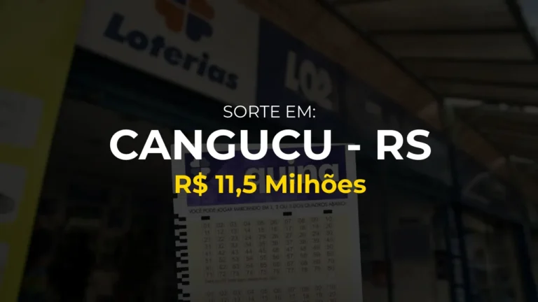 Resultado quina: Ganhador de Cangucu - RS