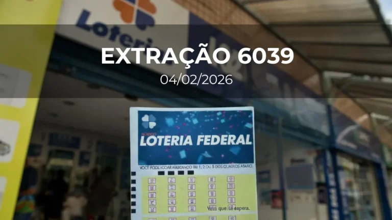 Resultado da Loteria Federal 6039