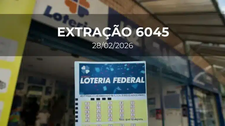 Resultado da Loteria Federal 6045