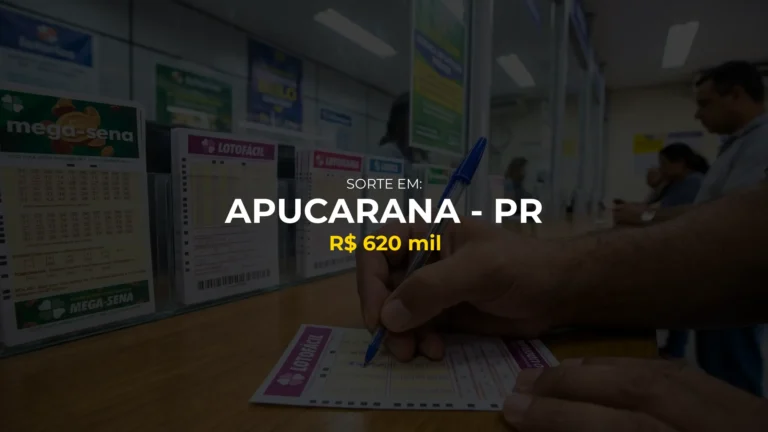 Resultado lotofacil: Ganhador de Apucarana - PR