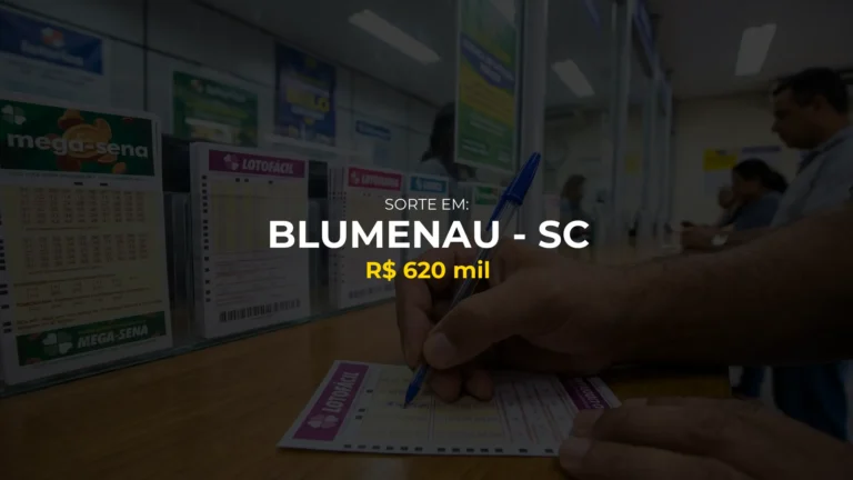 Resultado lotofacil: Ganhador de Blumenau - SC