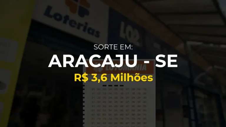 Resultado lotomania: Ganhador de Aracaju - SE