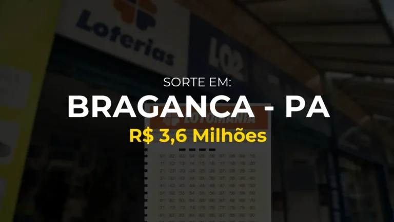 Resultado lotomania: Ganhador de Braganca - PA