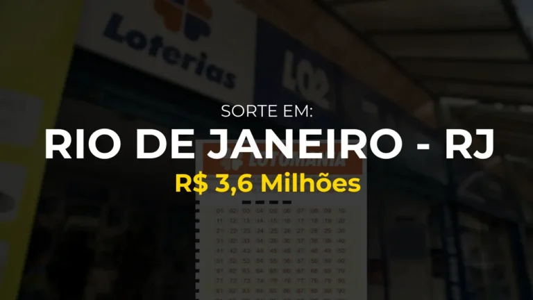 Resultado lotomania: Ganhador de Rio De Janeiro - RJ
