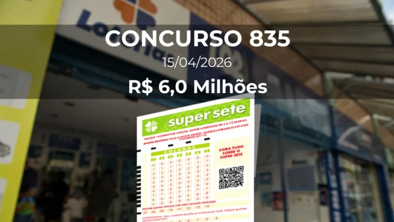 Resultado da Super Sete 835