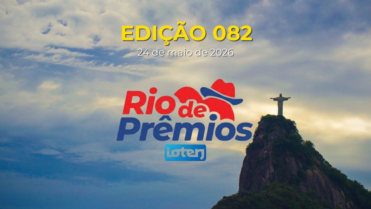 Quadro oficial de resultados do Rio de Prêmios Edição 082. Sorteio homologado em 24/05/2026