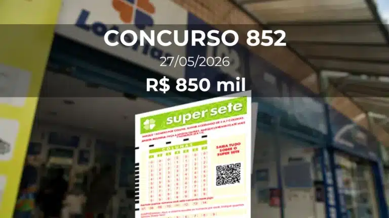 Resultado da Super Sete 852