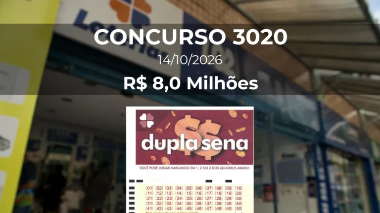 Resultado da Dupla Sena 3020